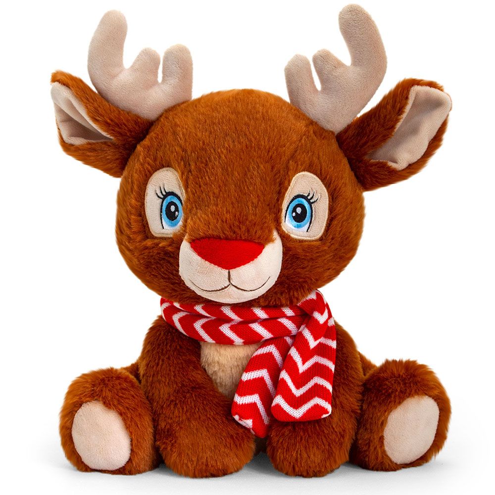 Екологична играчка, Keeleco, Коледни животни със шалче, 25 см