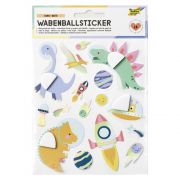 Стикери с 3Д ефект, Космос и динозаври