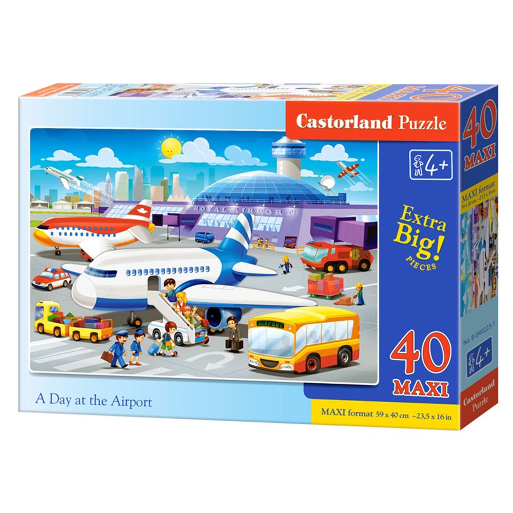 Castorland, Един ден на летището, пъзел MAXI, 40 части