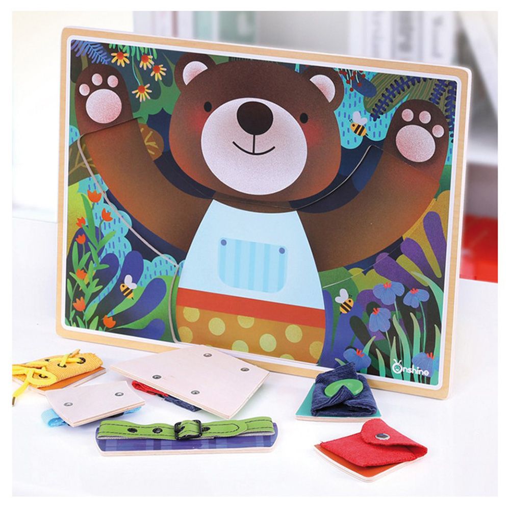 Активна дъска за основни умения, Облечи мечето