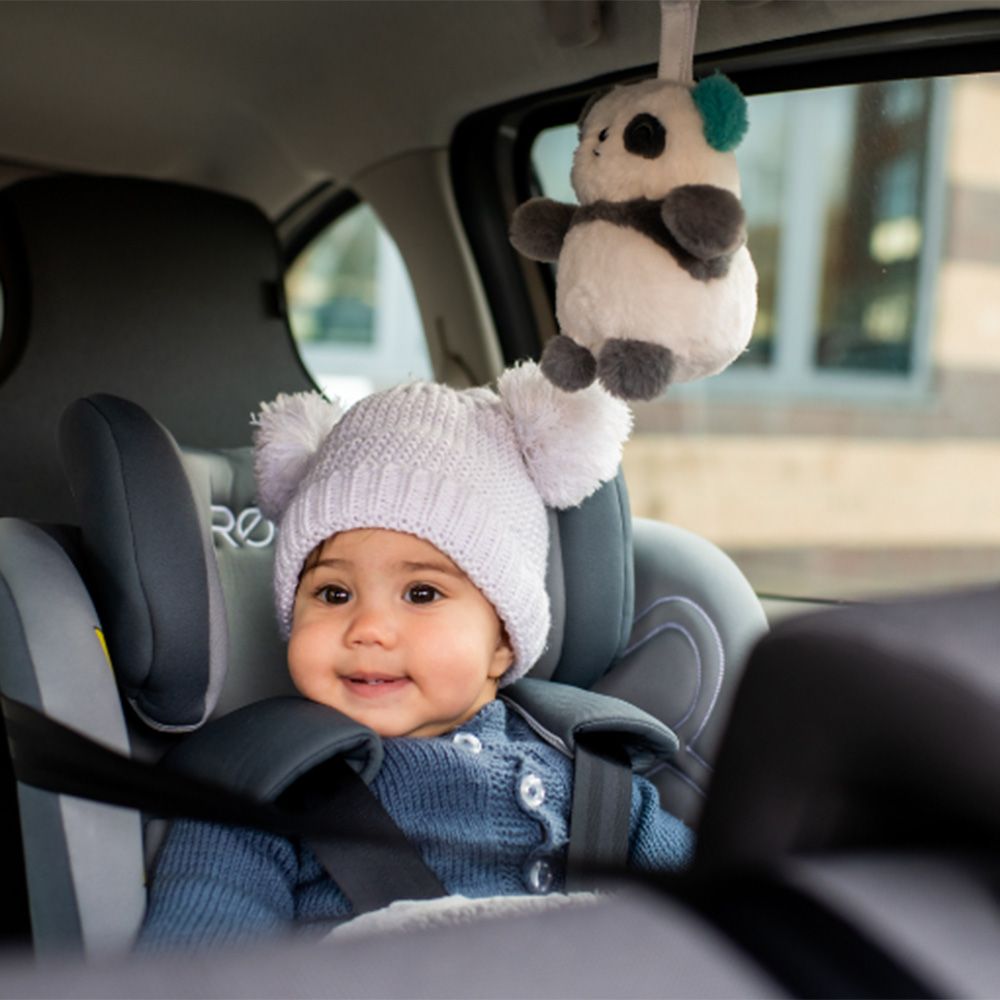 Мини пандата Пип Делукс с БЯЛ ШУМ, бебешка играчка за сън