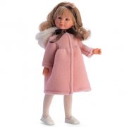 Кукла Силия, с вълнено палто с качулка