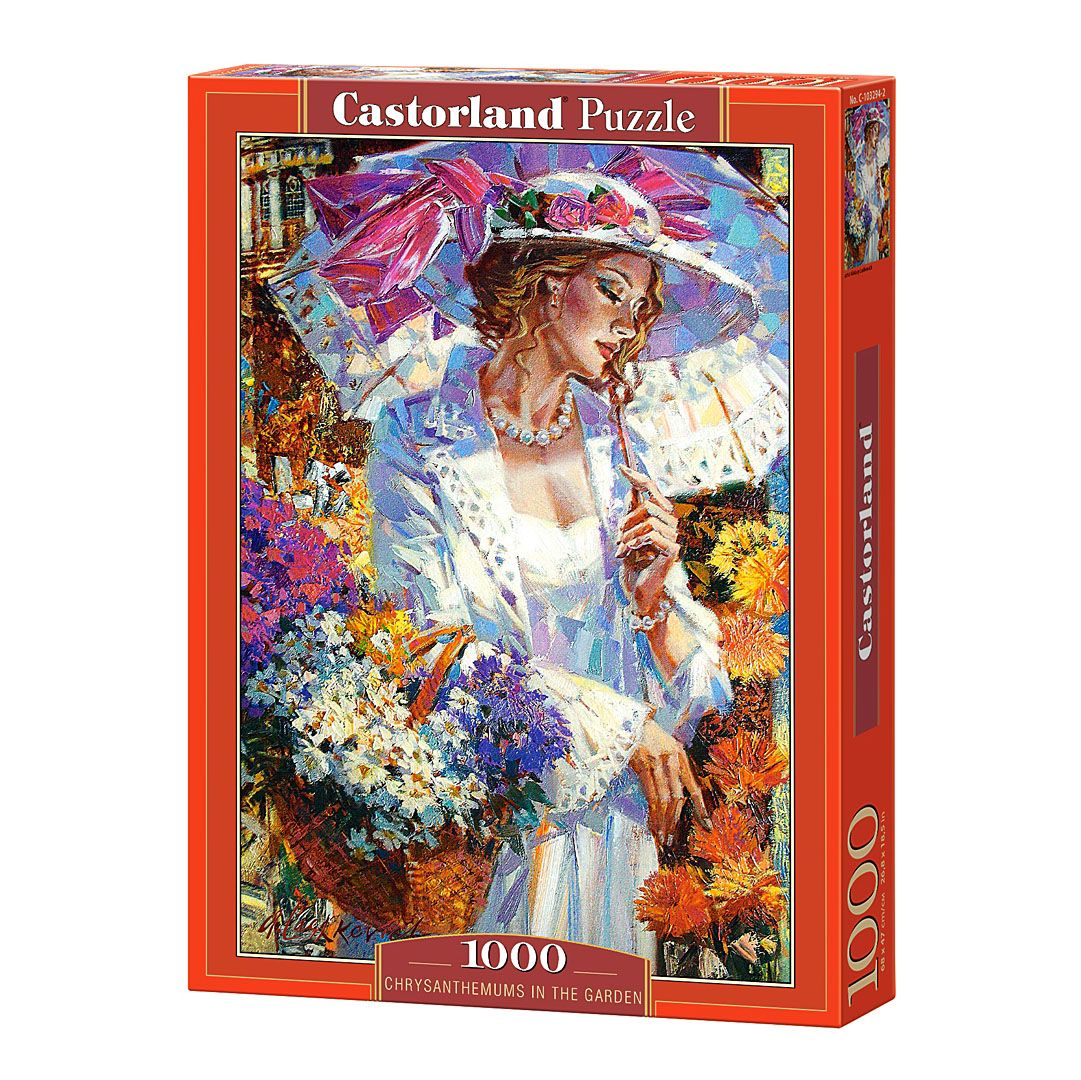 Castorland, Хризантеми в градината, пъзел 1000 части