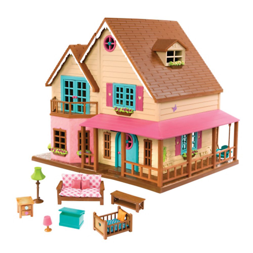 BATTAT, Li'l Woodzeez  Къща за игра с обзавеждане, 25 части