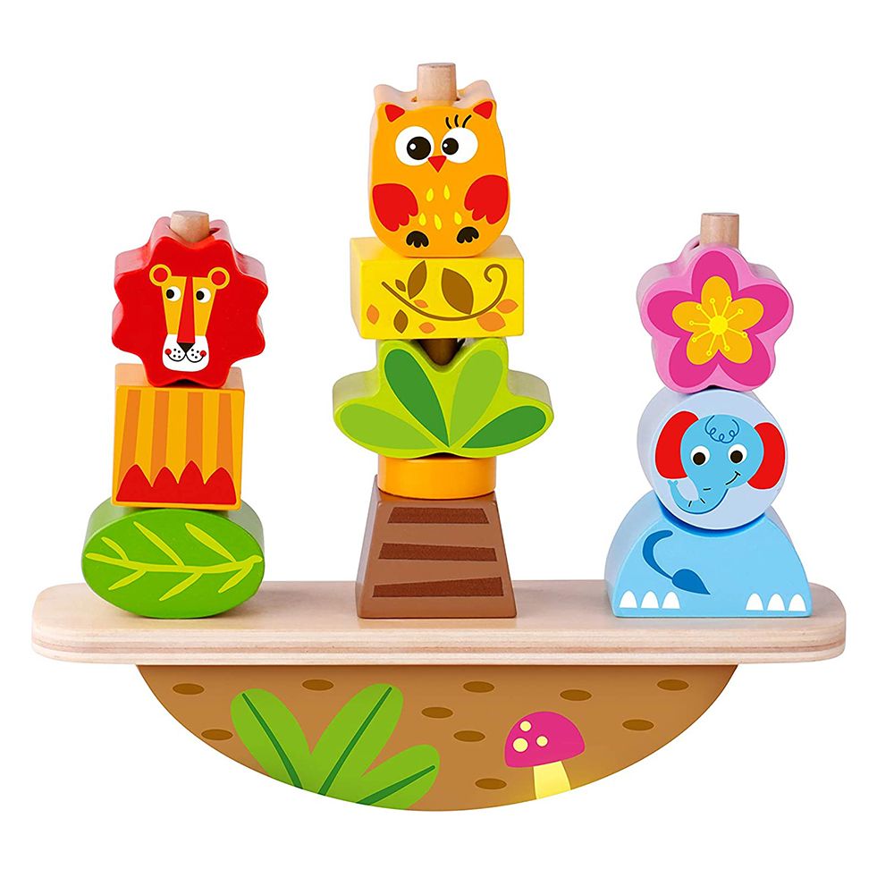 TookyToy, Низанка, игра за баланс, фигури за нанизване, 3 в 1