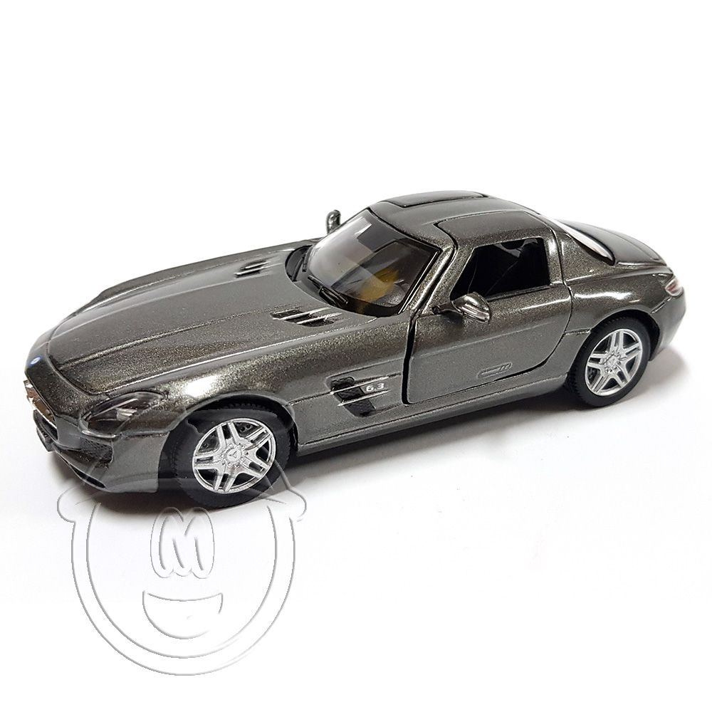 Kinsmart, Метална кола, Mercedes SLS AMG Coupé, тъмно сива