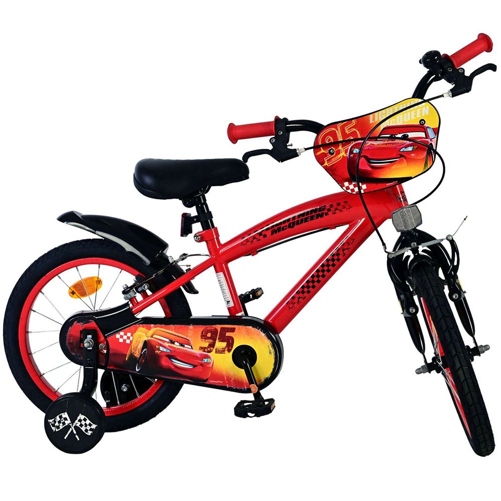 Детски велосипед с помощни колела, Дисни Колите, 16 инча