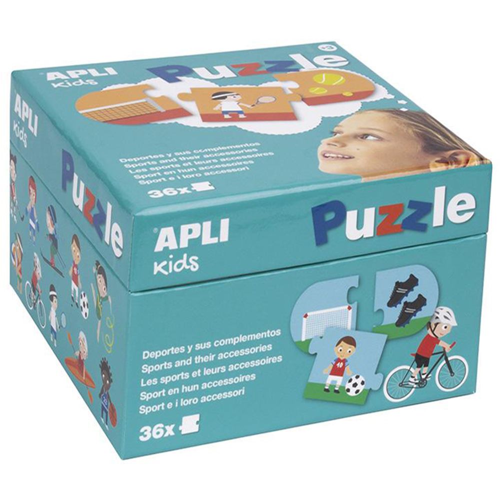 Apli kids, Образователен пъзел, Спортовете, 36 елемента