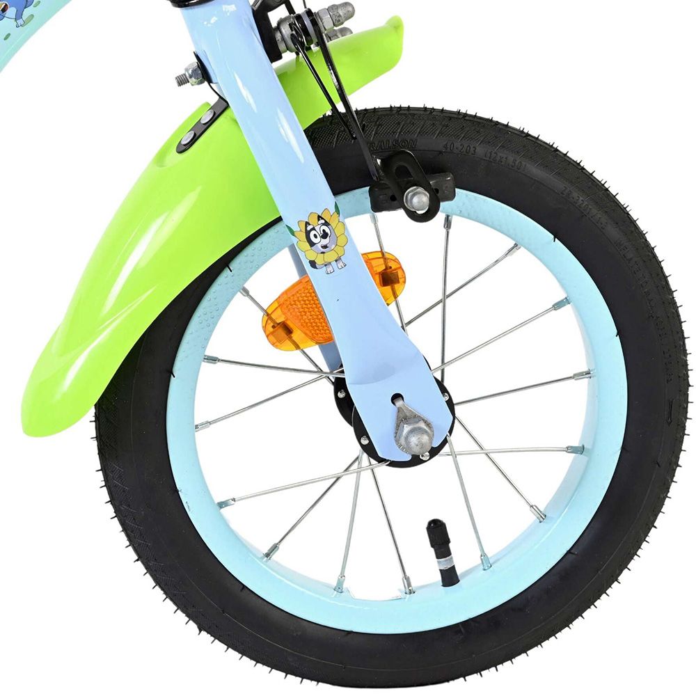 Детски велосипед с помощни колела, Bluey,12 инча