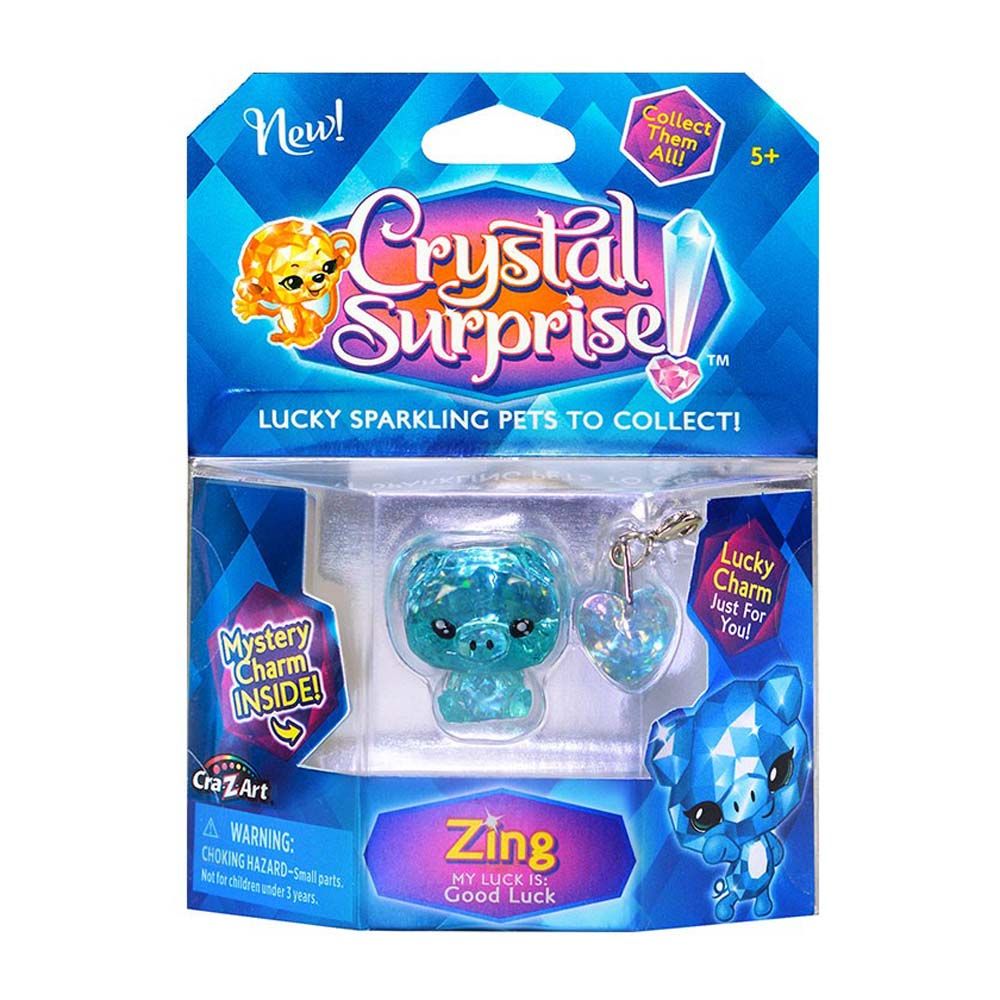 Малки гении, BrainBox, CRYSTAL SURPRISE 500, Блестящо животинче с  талисманчета