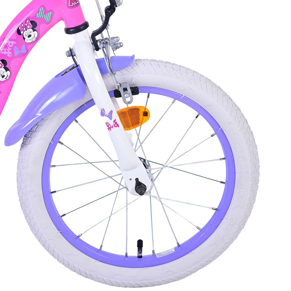 Детски велосипед с помощни колела, Мини Маус, 16 инча, CB