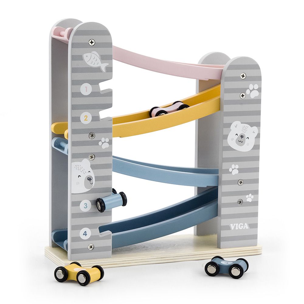 Дървено роли с колички, Полярно сияние