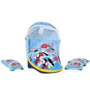 Детски комплект каска и протектори, Спайдърмен