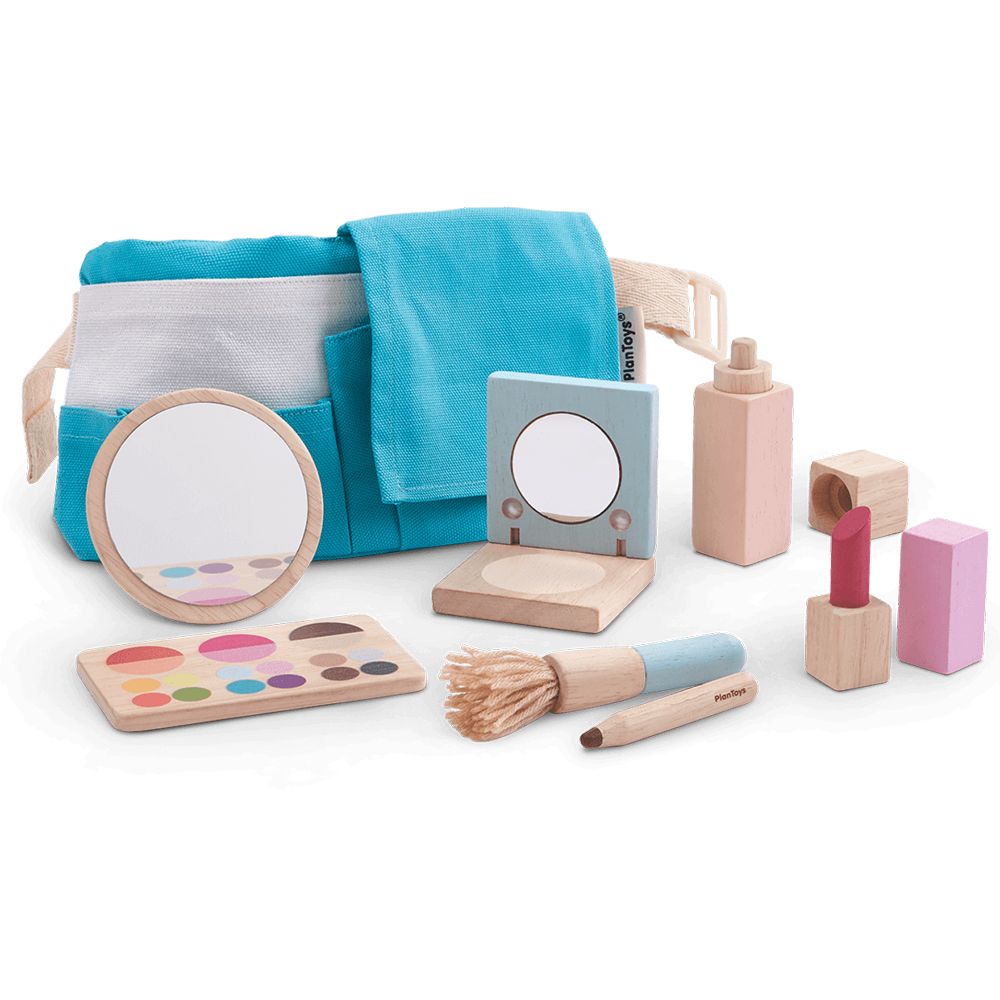 PlanToys, Комплект за гримиране в памучна чанта
