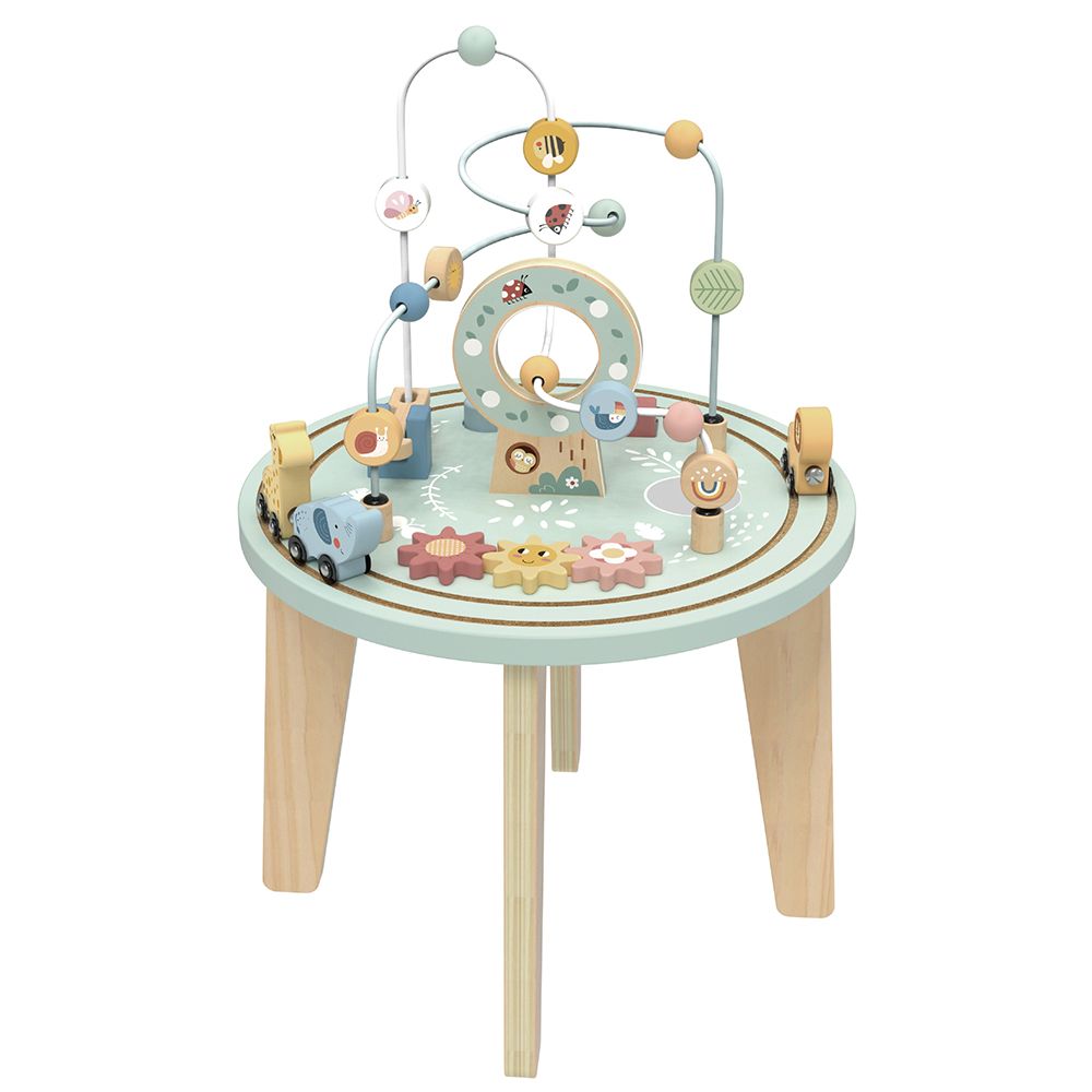 Активна маса за игра в пастелни тонове