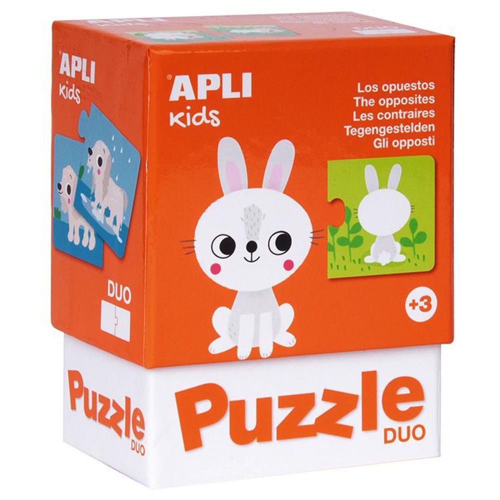Apli kids, Образователен пъзел, Противоположности, 24 елемента