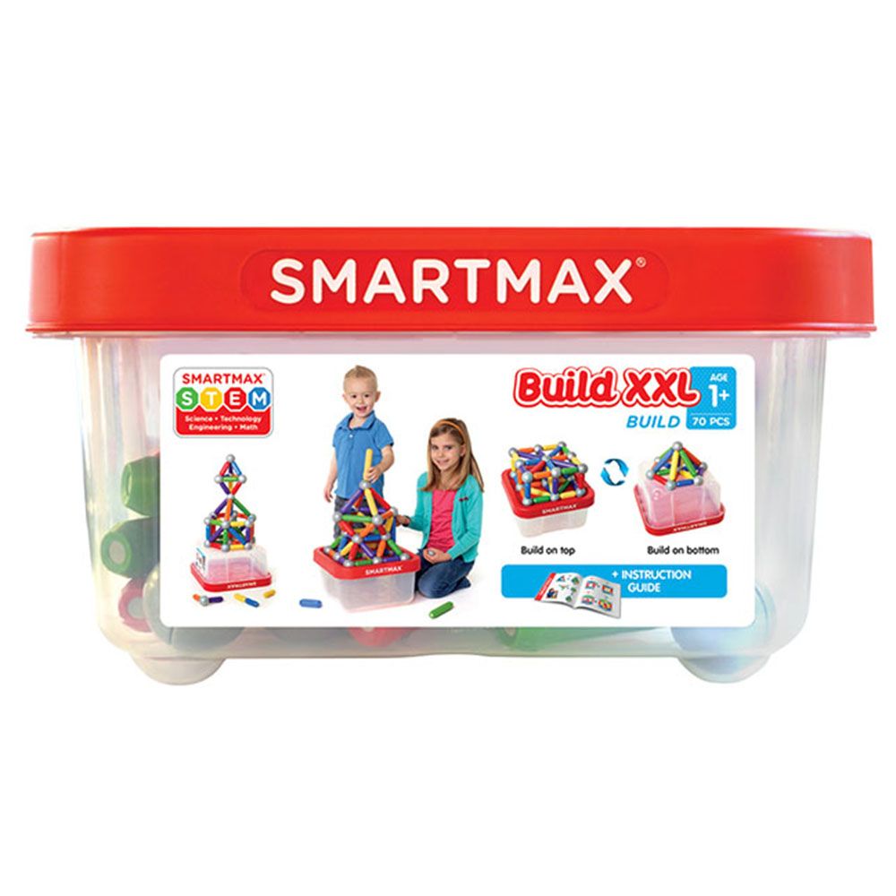SmartMax, Mоят голям първи магнитен конструктор, 70 части, Smartgames