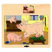 Дървен пъзел, Прасенца