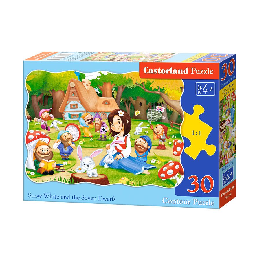 Castorland, Снежанка и седемте джуджета, пъзел 30 части