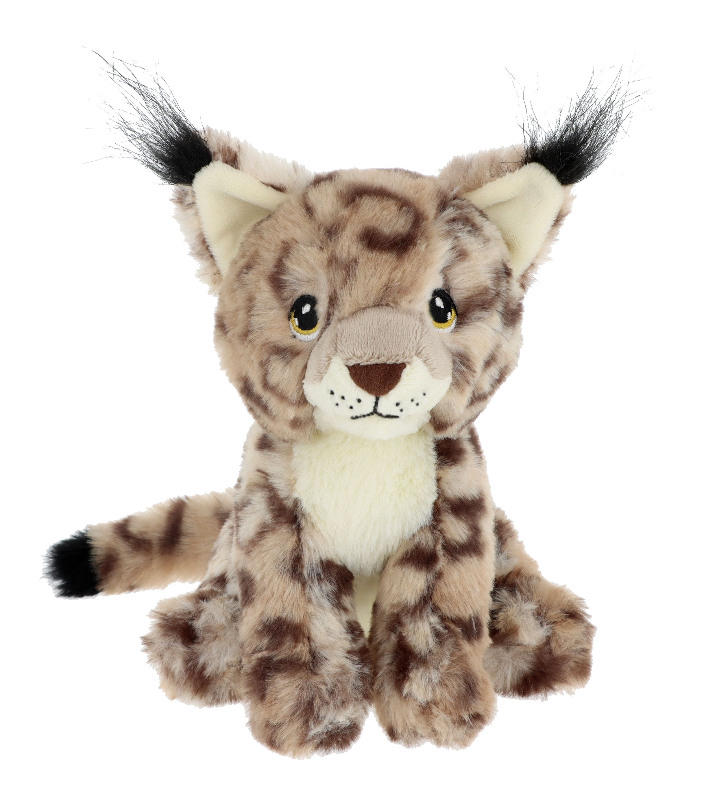 Keel Toys, Дива котка, екологична плюшена играчка от серията Keeleco, 18 см