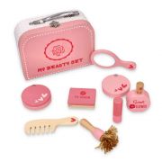 Розово куфарче с принадлежности за суетни малки дами