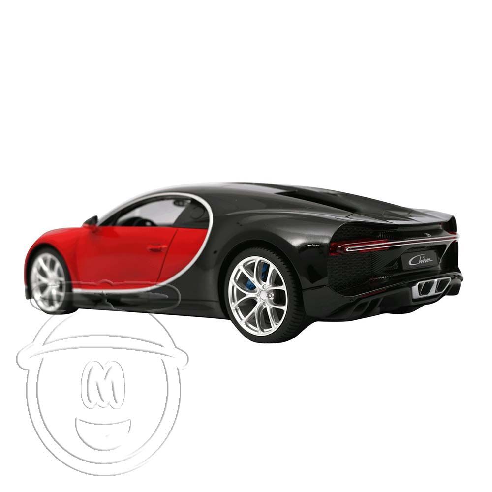 Кола с радио контрол, Bugatti Chiron 1:14, червена
