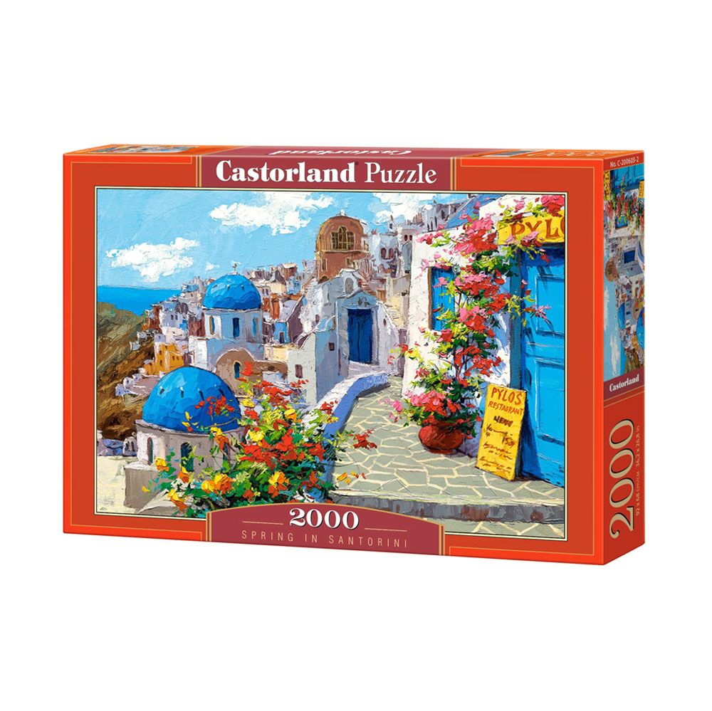 Castorland, Лято в Санторини, Гърция, пъзел 2000 части