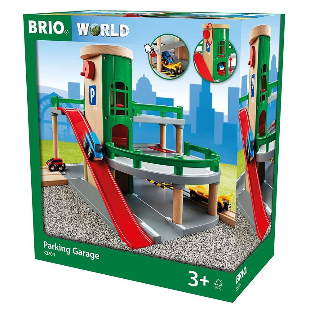 BRIO, Дървен гараж с паркинг