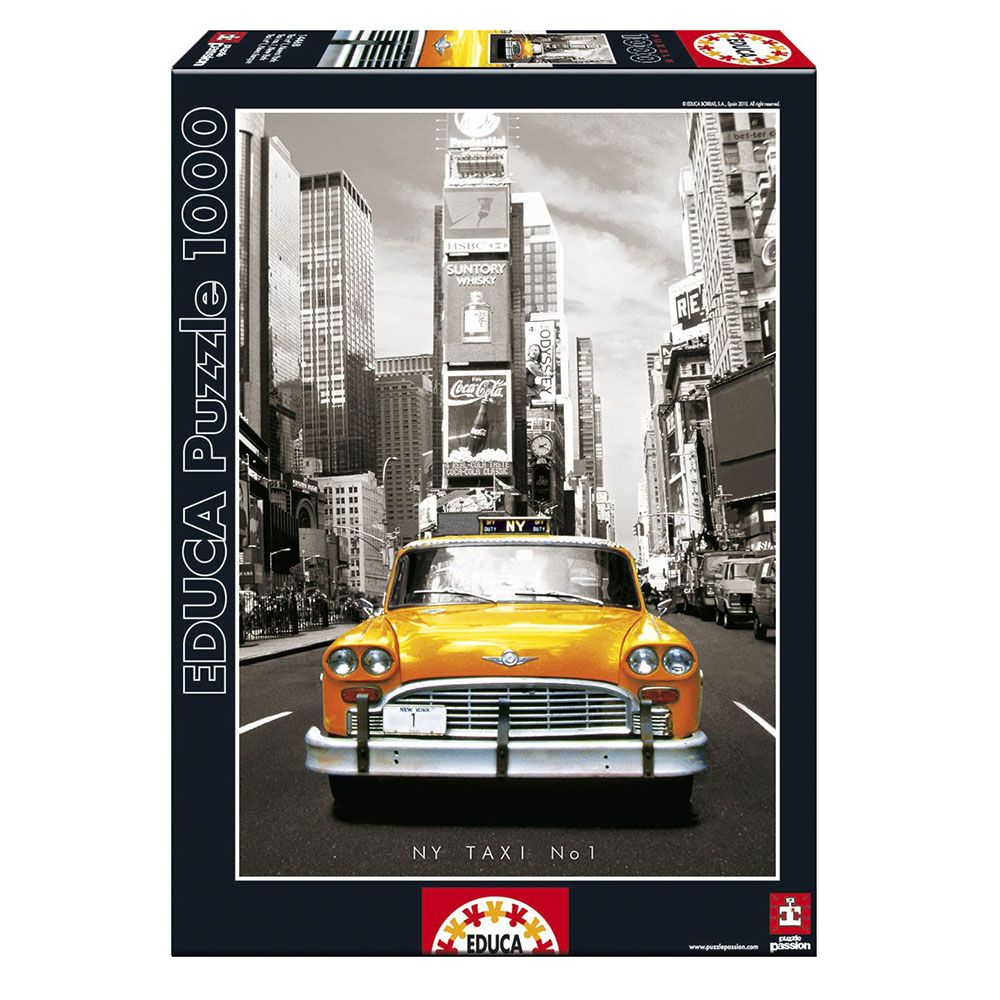 Educa, Такси №1, Ню Йорк, пъзел с 1000 части