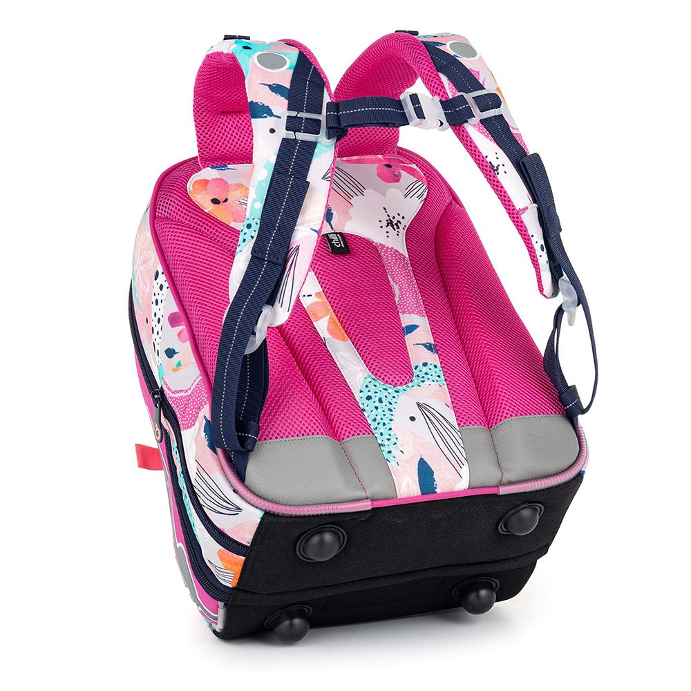 Анатомична ученическа раница, Розови цветя