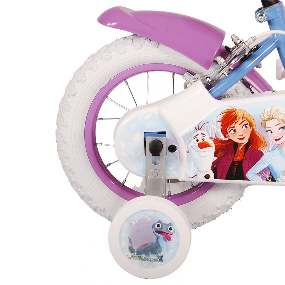 Детски велосипед с помощни колела, Disney Frozen 2, 12 инча
