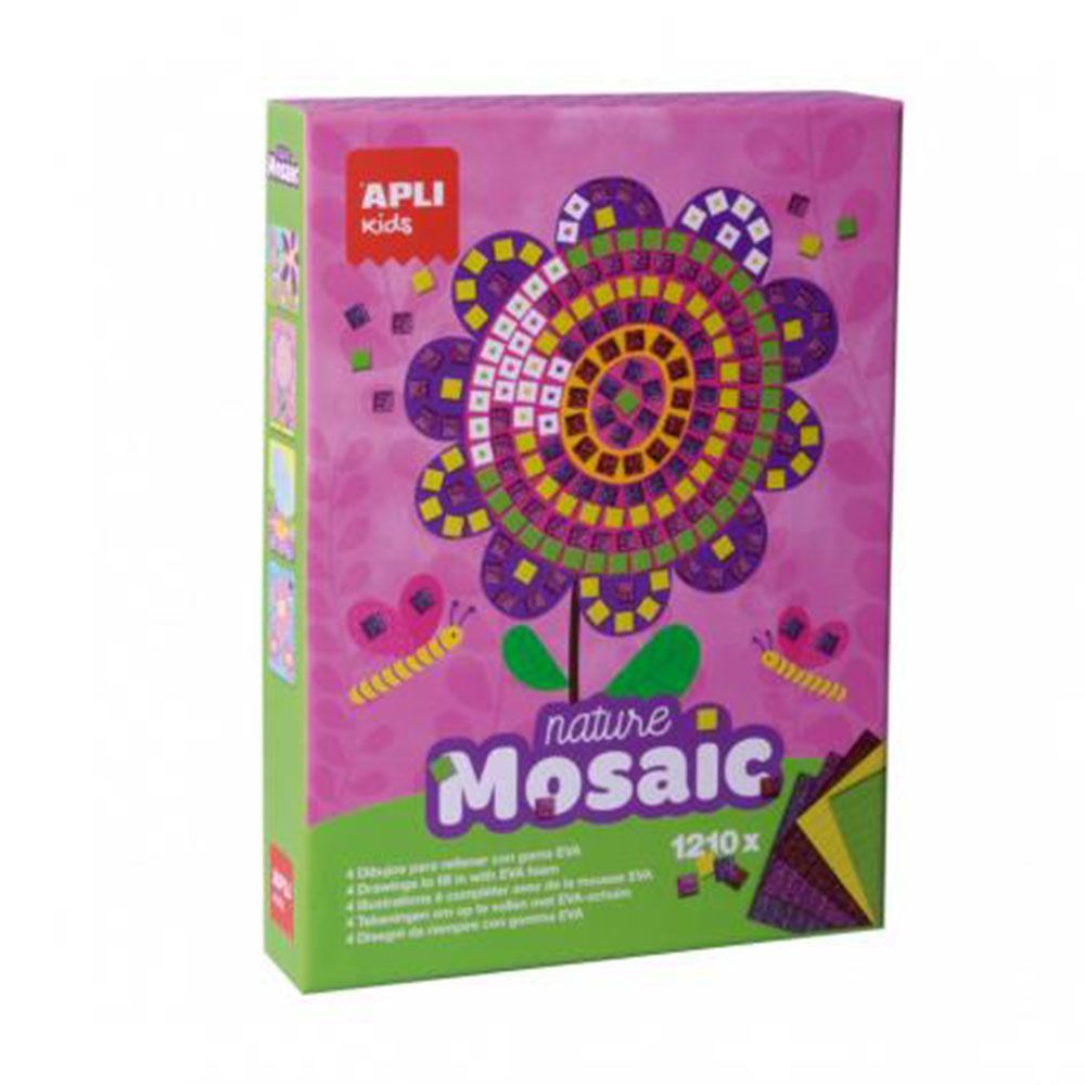 Apli kids, Мозайка с меки елементи, 4 картини, Пролет