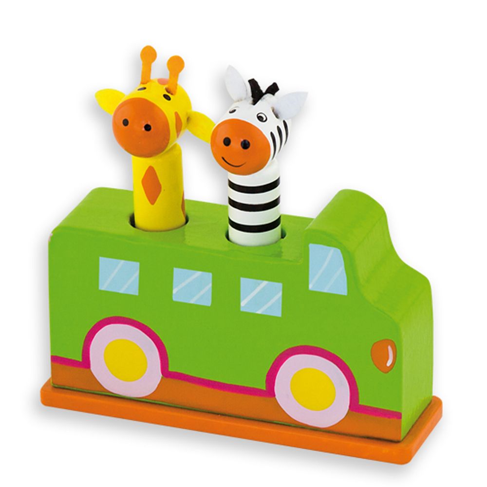 Andreu toys, Дървена игра, Нагоре надолу, Диви животни