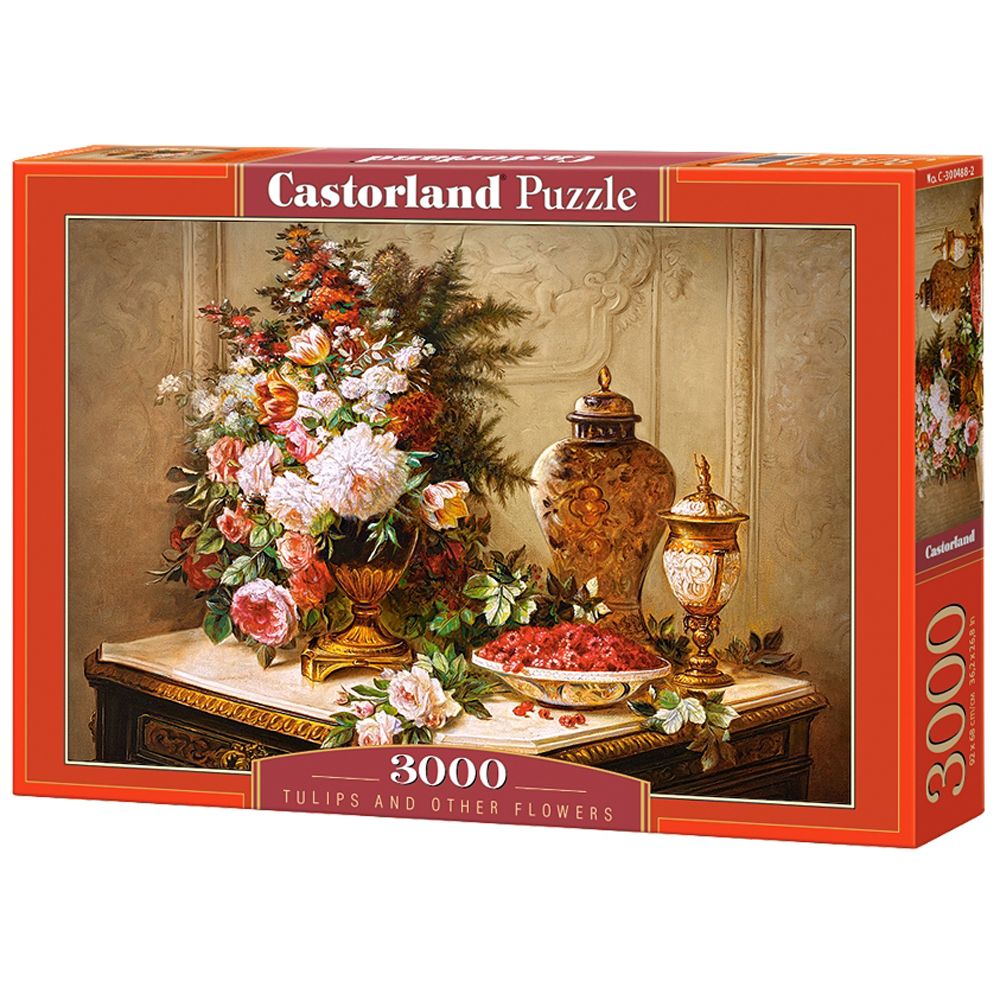 Castorland, Лалета и други цветя, пъзел 3000 части