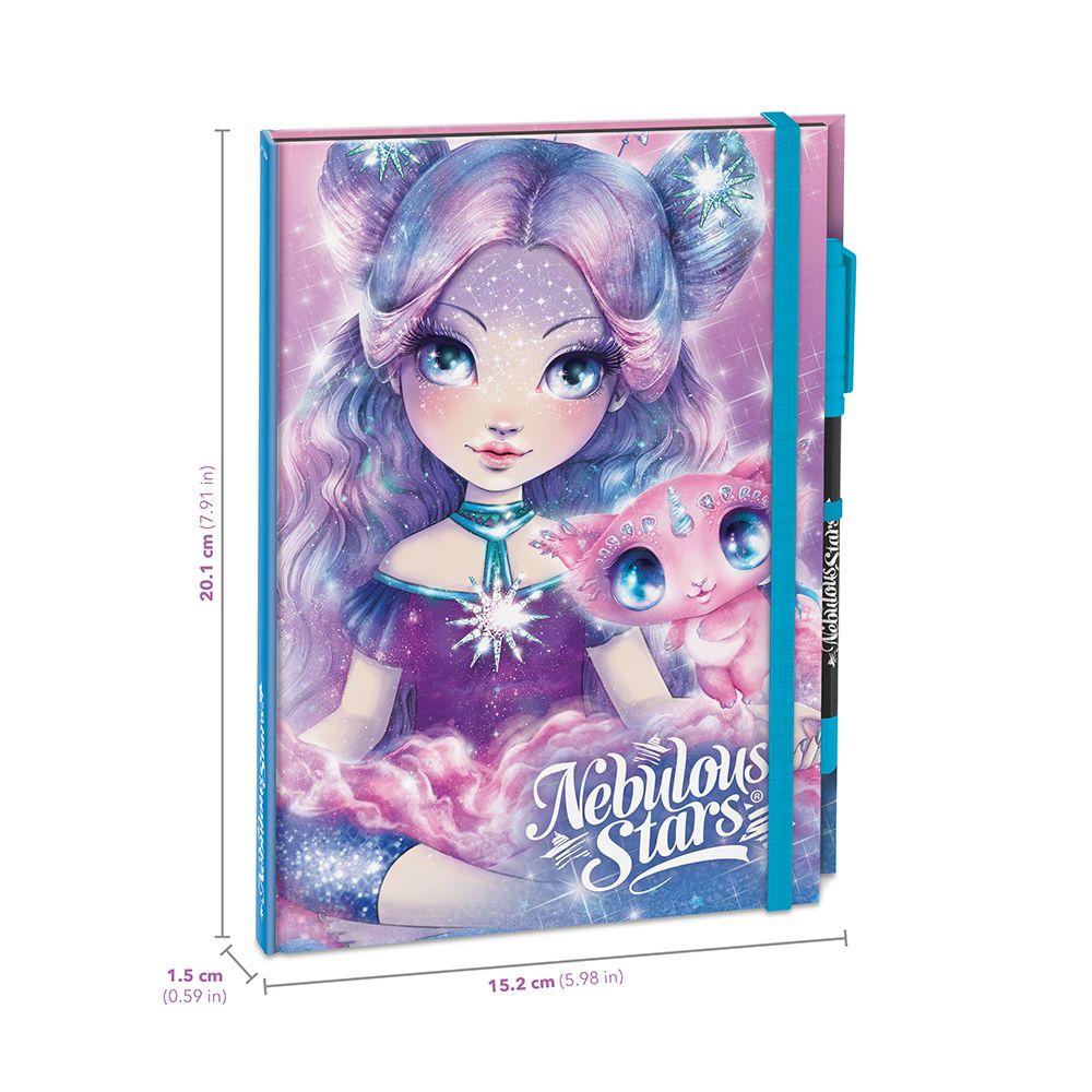 Луксозен тефтер с черни страници, Звездни принцеси, асортимент