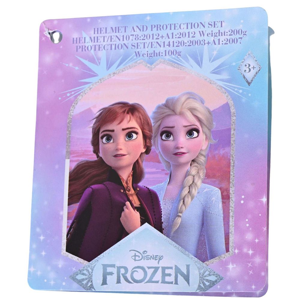 Детски комплект каска и протектори, Замръзналото кралство