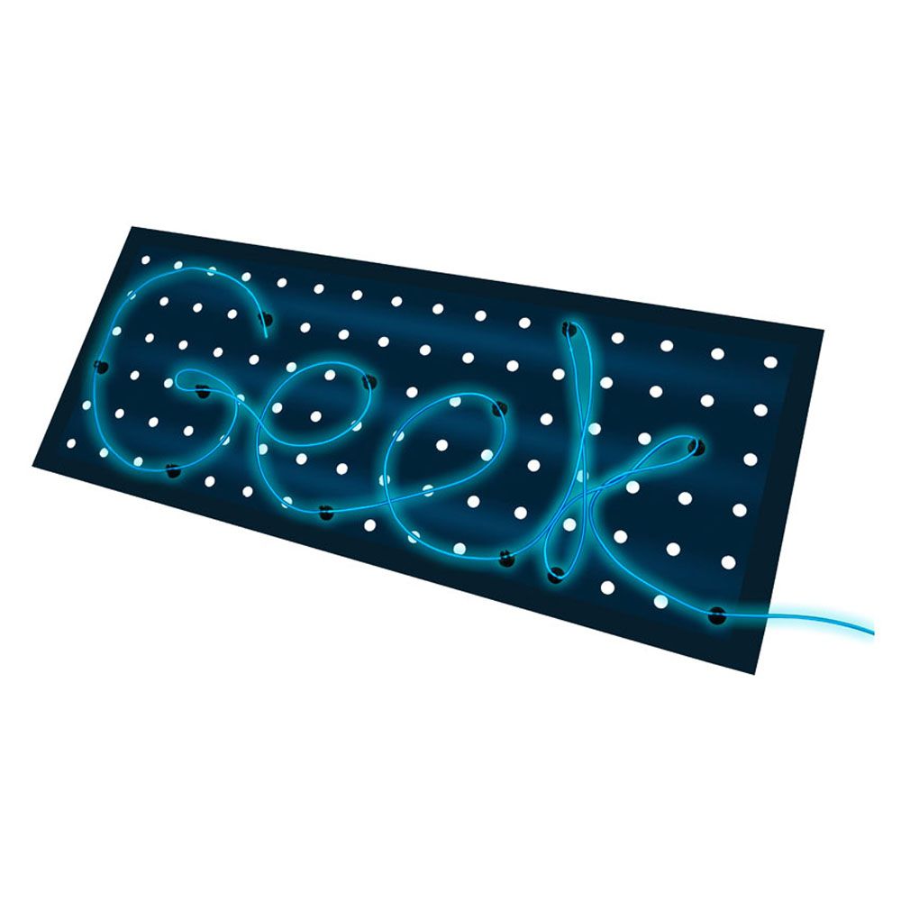 Научен комплект, Пиши с неонова светлина