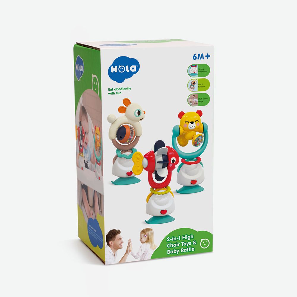 Бебешка активна играчка с вакуум, Мече акробат