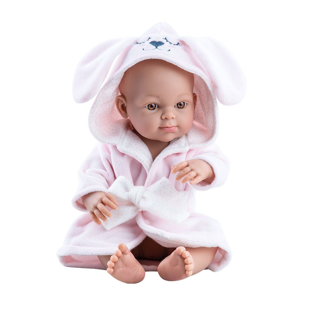 MINI PIKOLINES, Кукла бебе Пиколина с халат, 32 см, Paola Reina