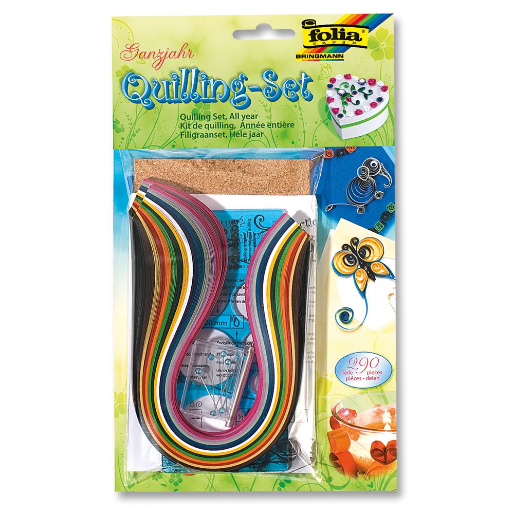 Folia Bringmann, Творчески комплект за квилинг, 290 части