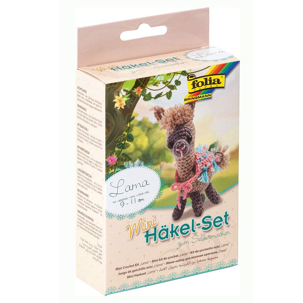 Folia Bringmann, Комплект за плетене с една кука, Ламата Типи