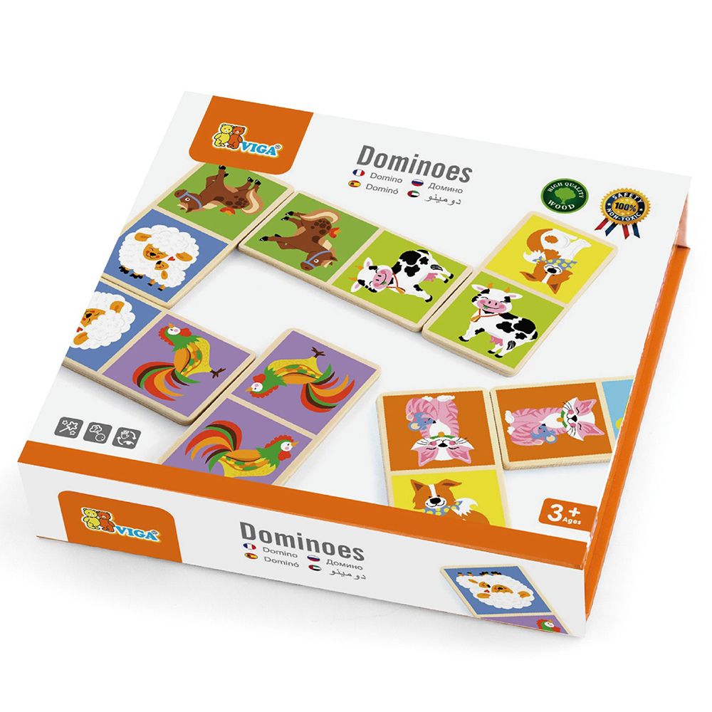 Viga toys, Дървено домино, Фермата