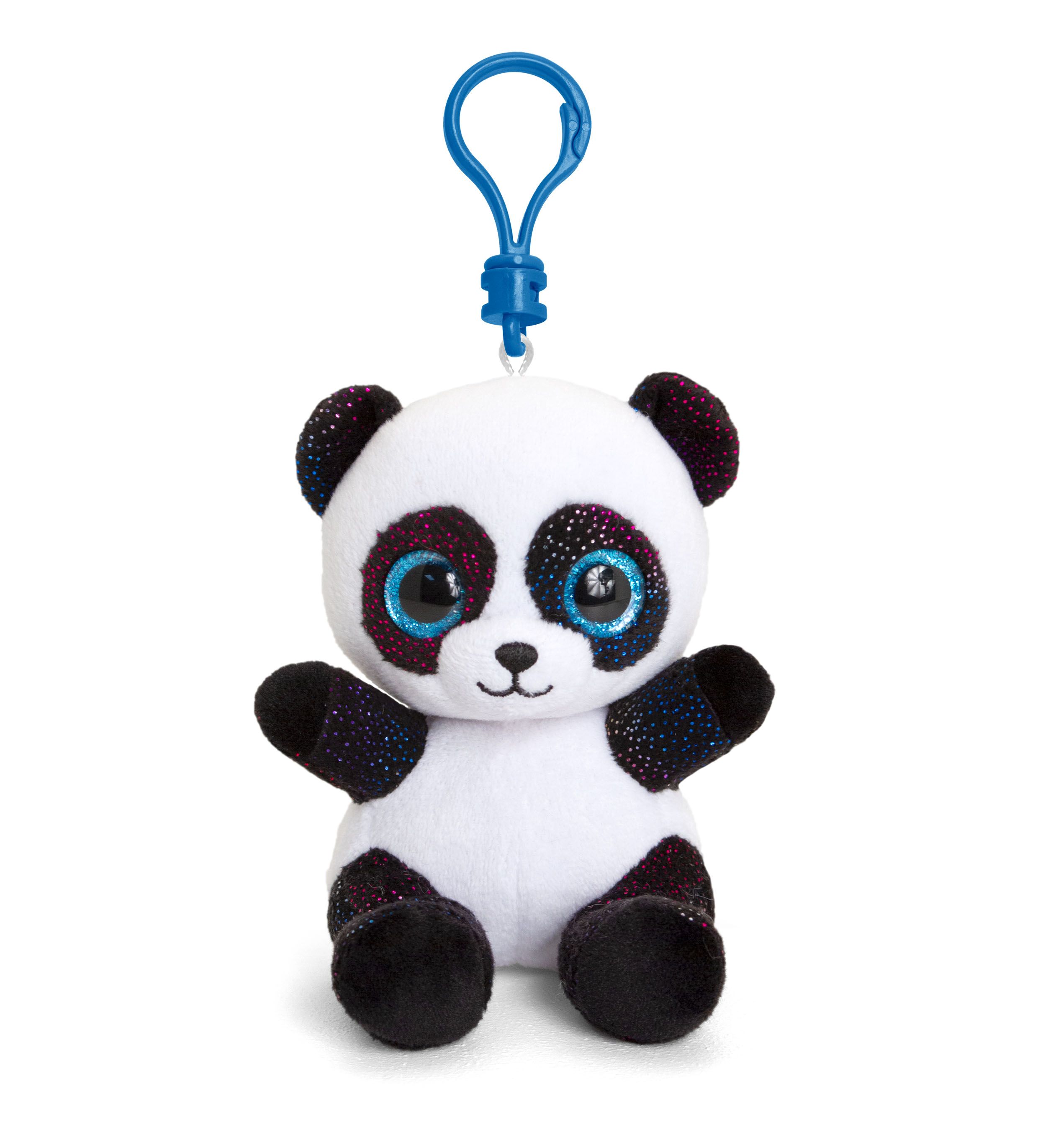 Keel Toys, Плюшена играчка с клипс за раница, Панда