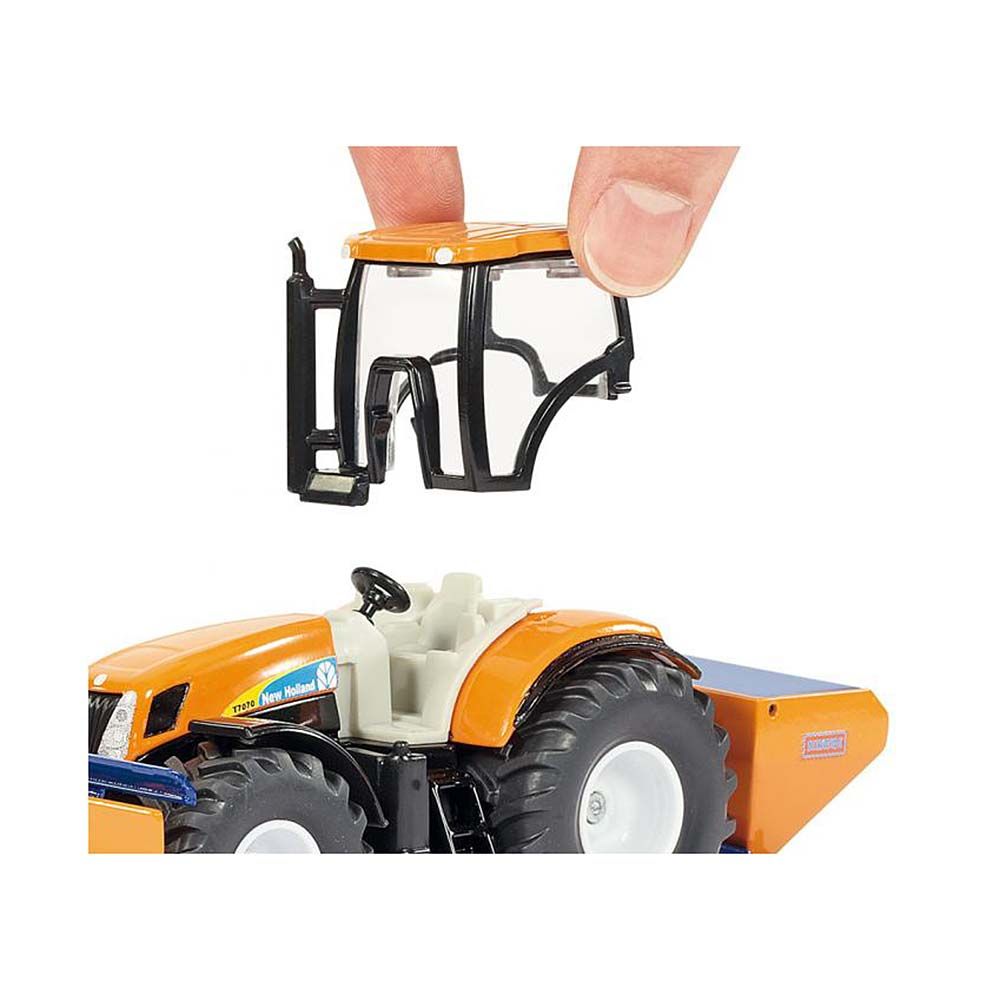 Трактор New Holland снегорин с разпръсквачка за сол