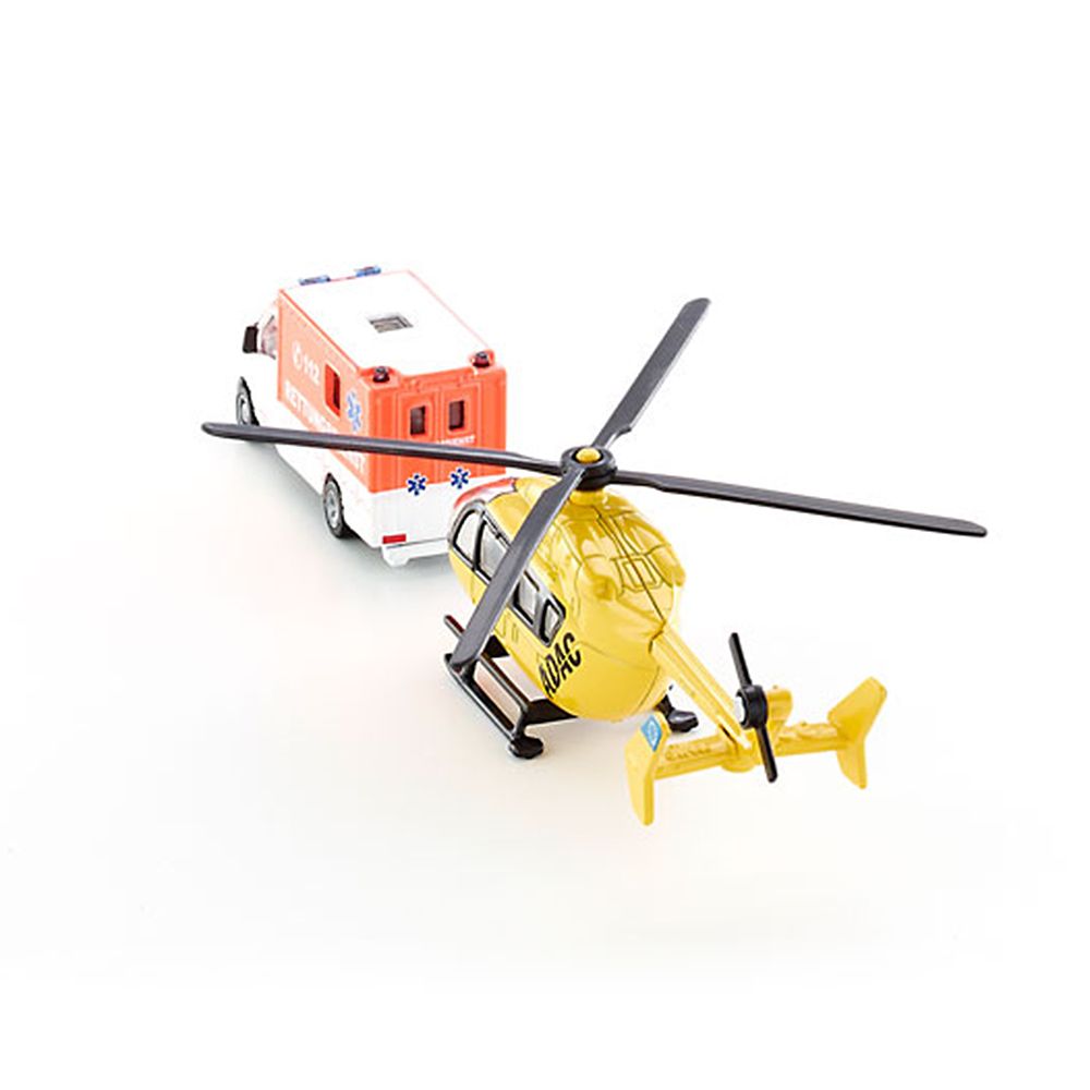 Спасителен Хеликоптер на ADAC и линейка