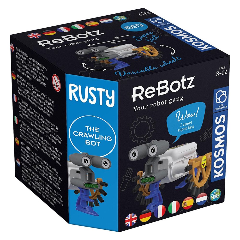 Играчка за сглобяване ReBotz, Ръсти пълзящ робот, THAMES & KOSMOS