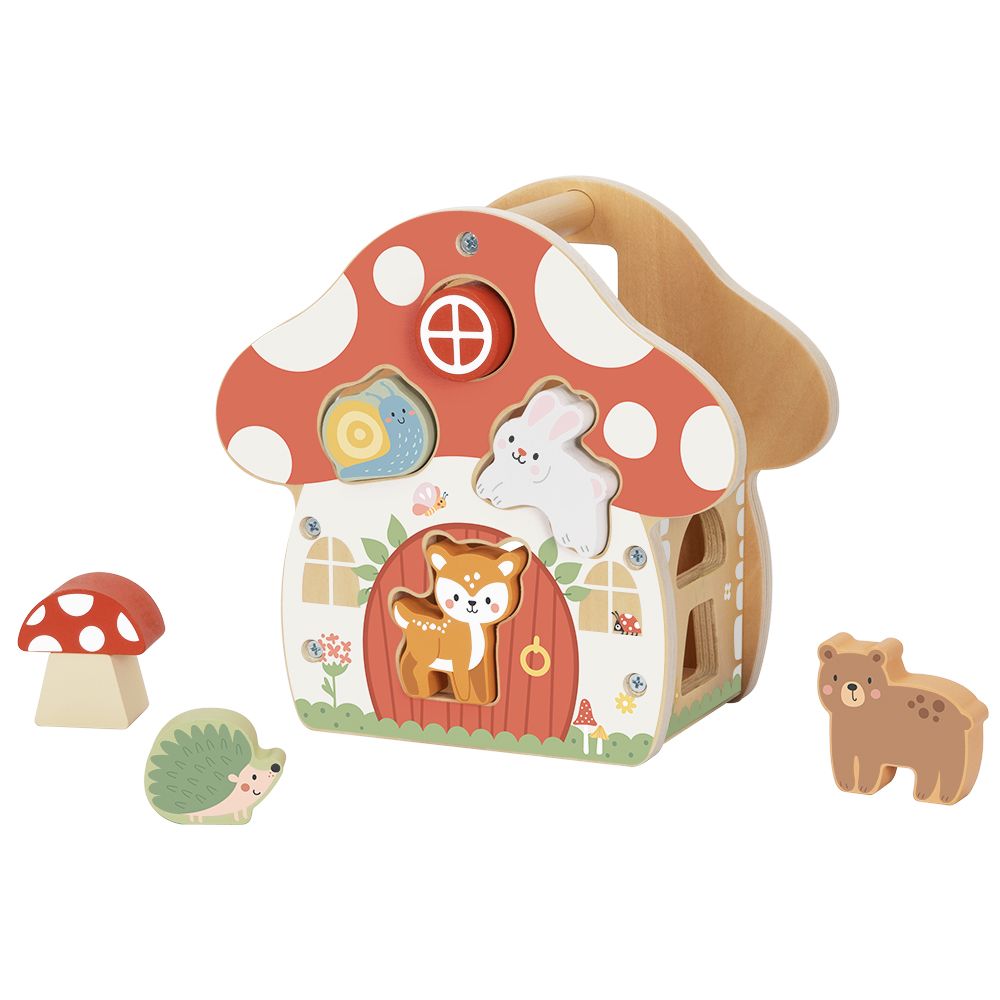 TookyToy, Дървен сортер „Гъбка“