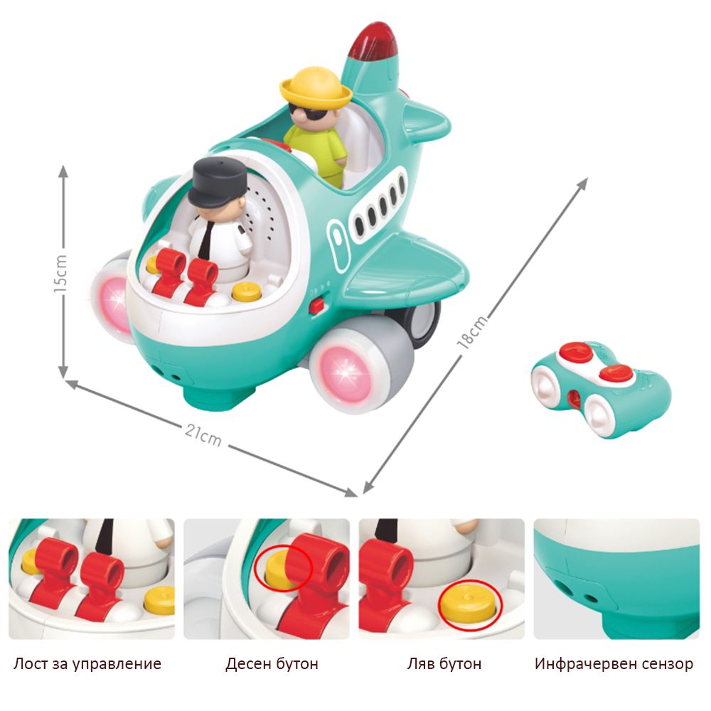 Самолет с дистанционно управление за най-малките