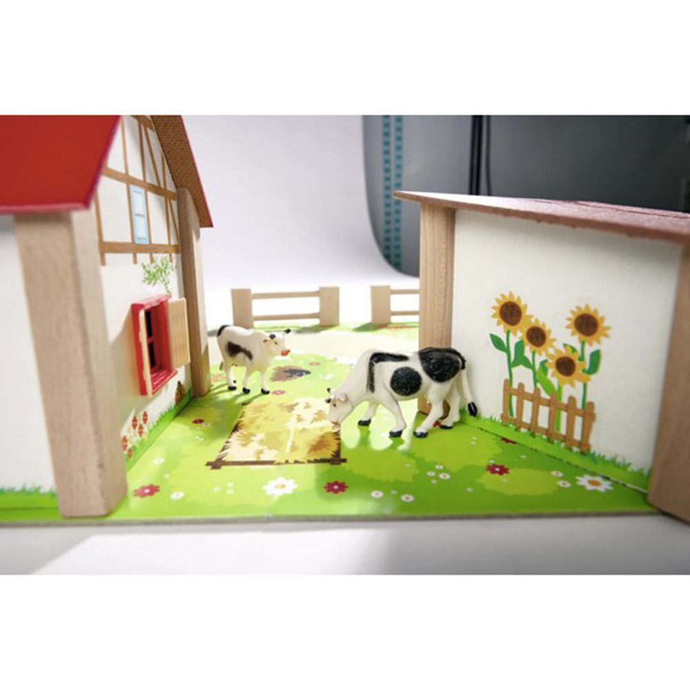 Дървена ферма с животни, 20 части