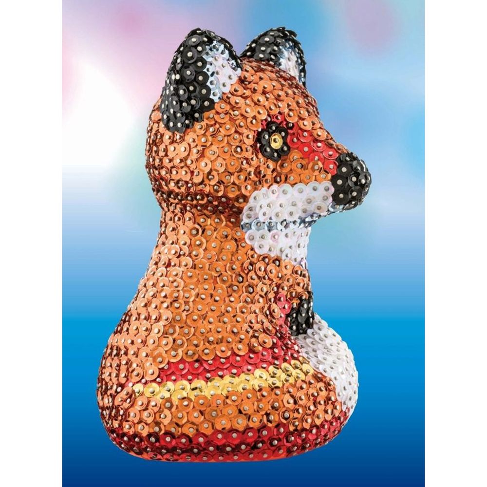 3D фигурка от пайети, Лисица
